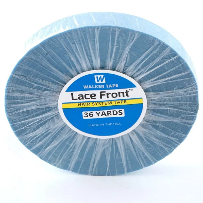Wholesale 36Yards Strong Blue Lace Front Support Tape Double Sided Adhesive Hair Tape For Tape Extension 2