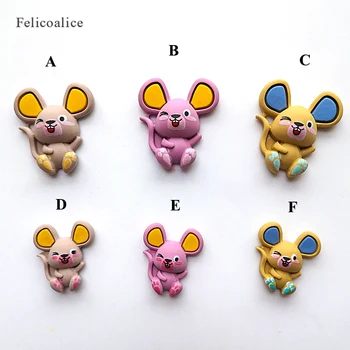 

8Pcs/lot Slime Additives Charms Resin Transparent Mouse Supplies DIY Kit Filler for Fluffy Clear Crystal Slime