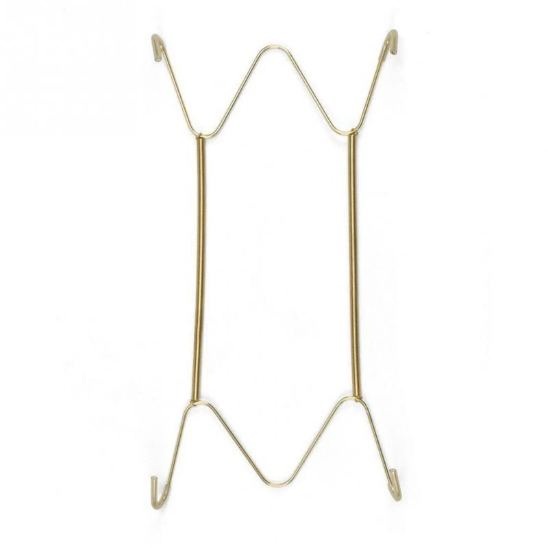 4pcs Stainless Steel Plate Wall Hanger Spring Plates Holder Hook For Plate Dishes Home Decoration Shelf Kitchen Accessories 6