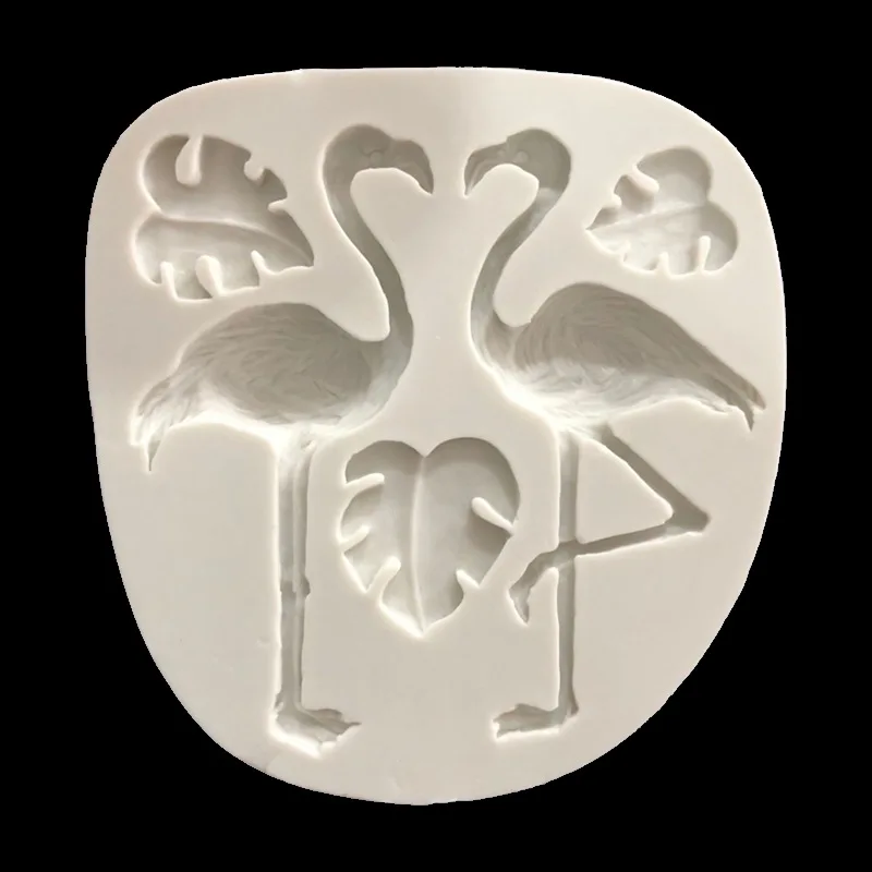 

Clay Silicone Molds Concrete Flamingo Turtle Leaf Silicone Plant Designer Hawaii for Plaster 3D Wall Panel Fondant Cake Mold