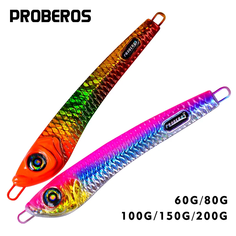 PROBEROS 6 шт. жесткая рыболовная приманка 60-80-100-160-200 г рыболовные приманки для
