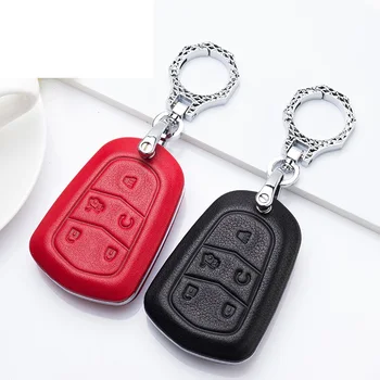 

Car Key Plastic Leather Case Auto Key Protection Cover For Cadillac XT5 XT6 ATSL XTS XT4 CT6 Auto Accessories