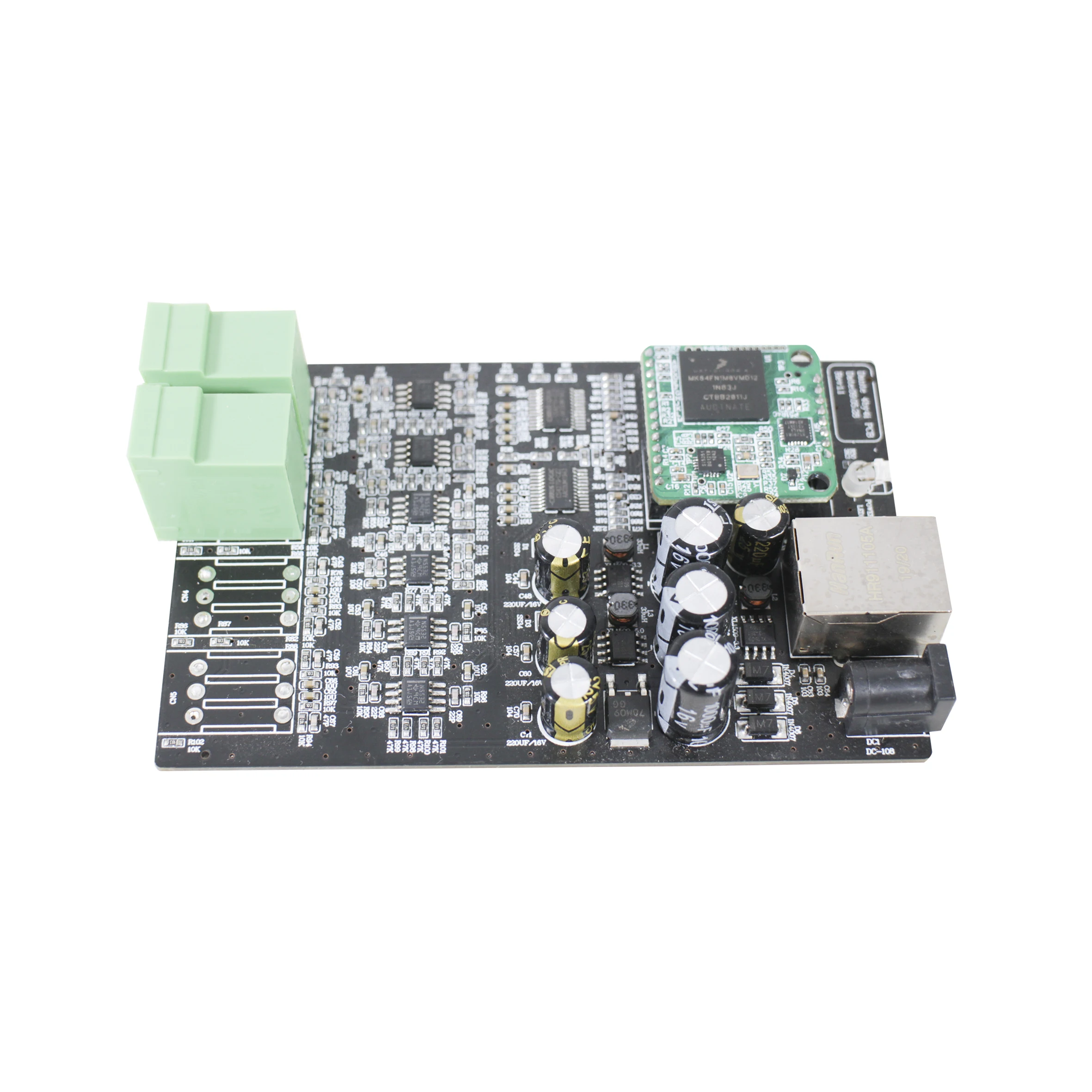 Professional Dante Audio IP Network PCB 2 In 2 Out