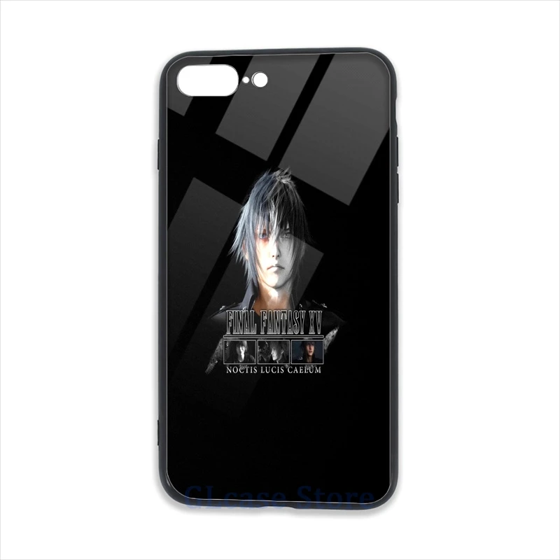 FINAL FANTASY XV - NOCTIS Phone Case For iPhone 12 Pro 11 X XR XS Max 8 7 6 6s Plus 5s Soft TPU Glass Back Cover | Мобильные