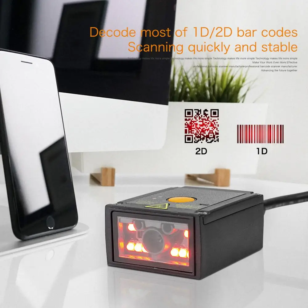 NETUM встроенный модуль сканирования 1D 2D QR штрих кода сканирующая головка USB/RS232