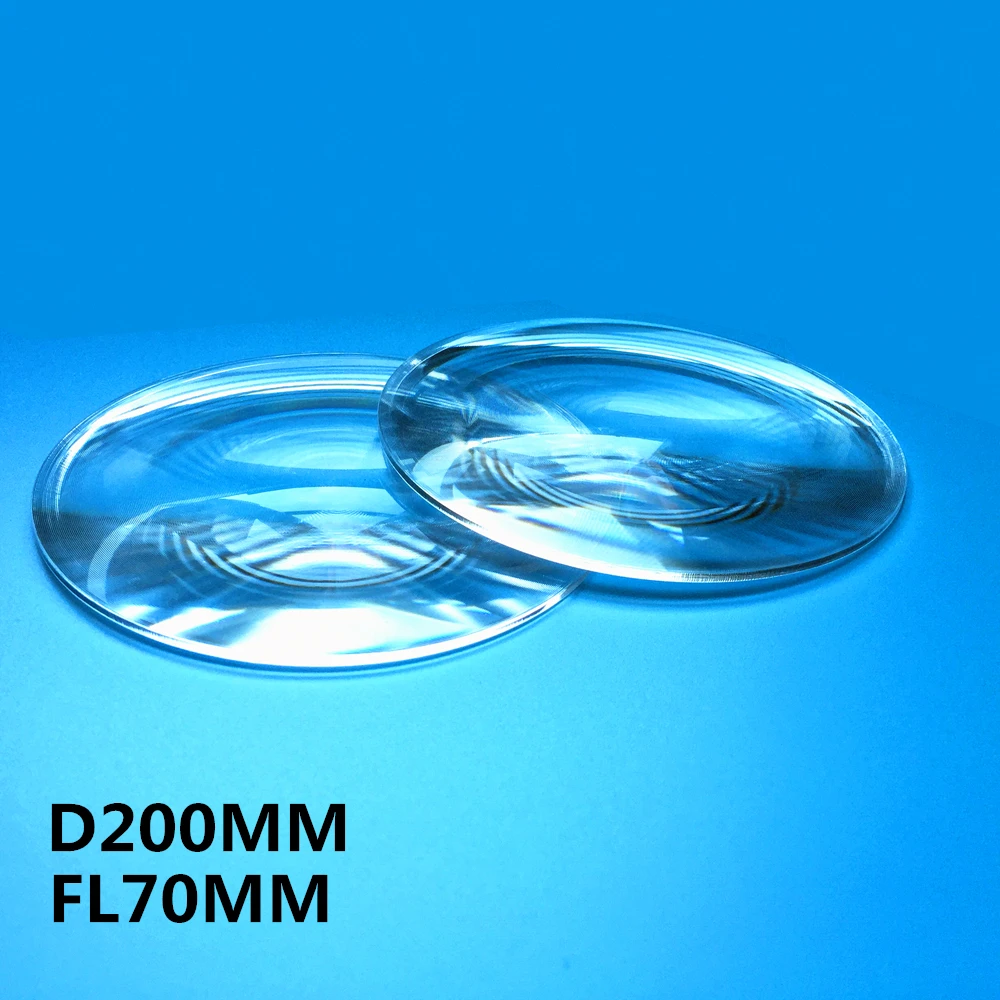 Plane Enlarge Fresnel Lens Diameter 200 Mm Focal Length 70 Mm High