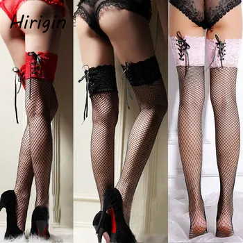 

Sexy Hold-Ups Fishnet Crotchless Stockings Fashion Sexy Women Fishnet high knee Tights Stockings Pantyhose Ladies Mesh sexy body