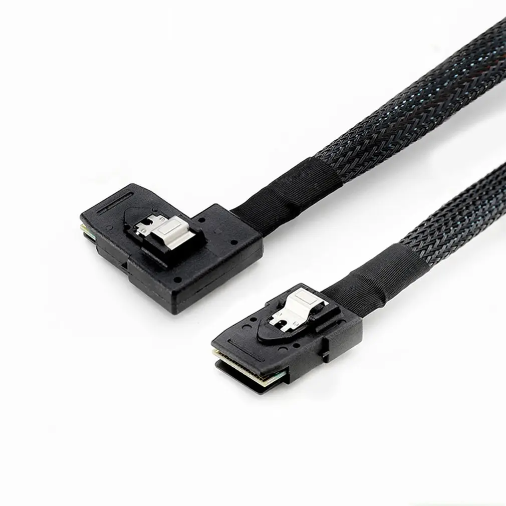 Mini Sas Line Sff-8087 к Mini Sas 36p Sff-8087 90 градусов Боковой изгиб карточная линия