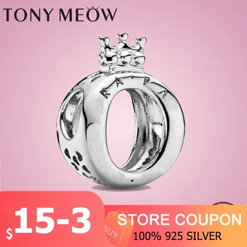 

925 Sterling Silver Original Crown O Logo Charm Beads Charms fit Original Pandora Bracelet Jewelry DIY Jewelry Making