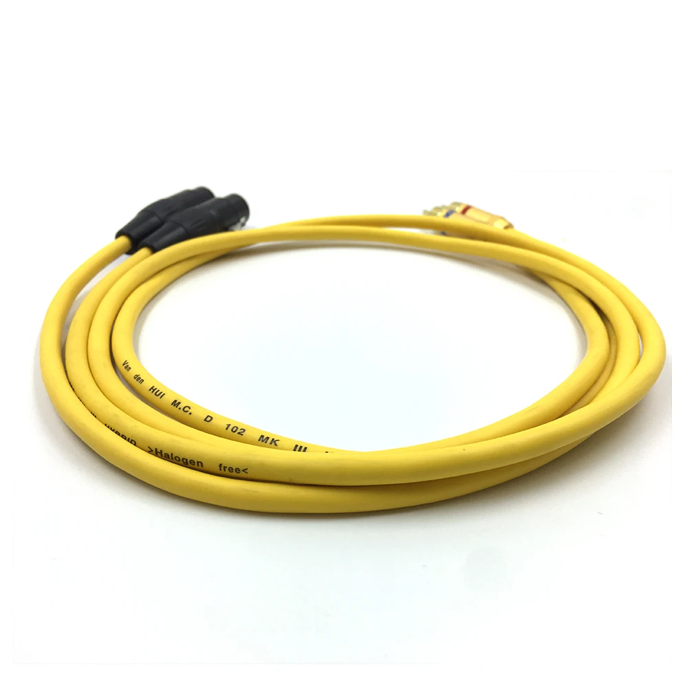 2 XLR Мама RCA папа Hi Fi аудио кабель микшерная консоль усилитель Двойной на двойной 3