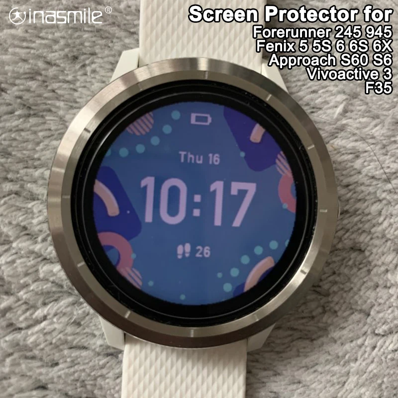 Защитная пленка для часов Garmin fenix 5 6 S X Vivoactive 3 4 Forerunner 45 225 235 245 645 735 745 935 945