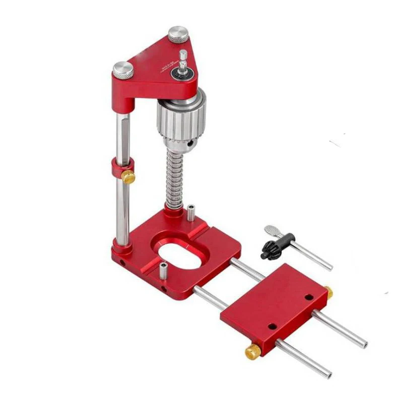 Woodworking Drill Locator Convenient Labor Saving Steel Woodworking Drilling Template Guide Tool For Home