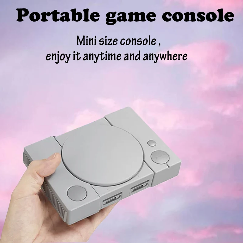 Обрабатываемая игровая консоль, мини портативный плеер для FC для PS1 620, двойные геймпады, классический ретро 8 бит ТВ игровой контроллер