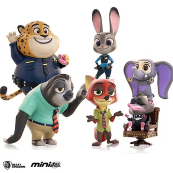 

Disney Zootopia Leopard Officer Nick Wilde Judy Hopps GK Sculpture Action Figure Collection Model For Kids Gift Toy M4722