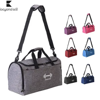 

Gym Bags Dry-wet Separation Handbag Men's Sports Training Bag One Shoulder Large Capacity Shoes Bag Women Travel Package 813