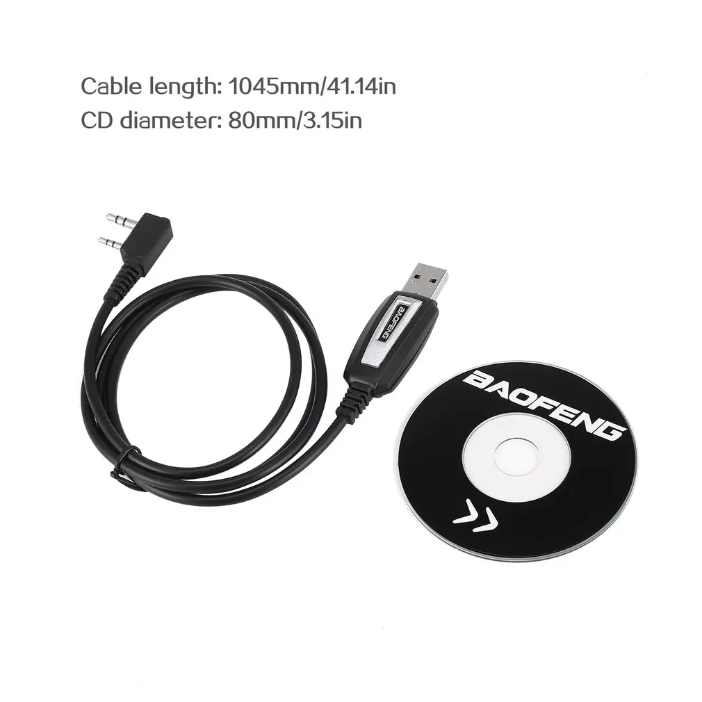 USB Кабель для программирования Baofeng шнур два пути радио рация UV 5R программное