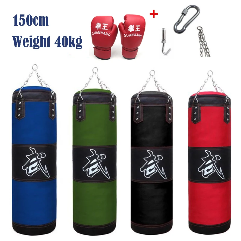 Punching Training Sandbags For Boxing Taekwondo Canvas Empty Sand Bags 