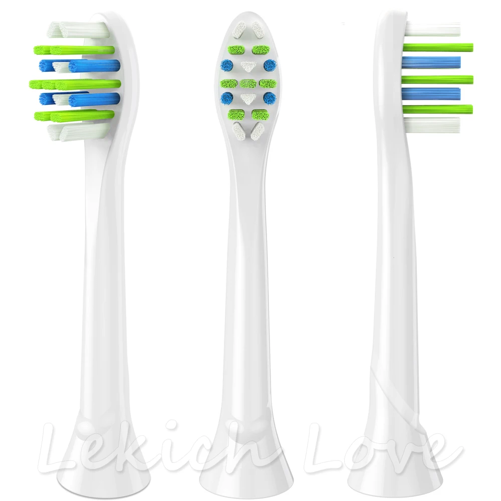 4 шт. насадки для зубных щеток с защитными крышками для Philips Sonicare насадки для щеток подходят для 2 серий 3 серий Gum Health Diamondwhite