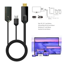 C89 WiFi беспроводное зеркало литье дисплей экран общий кабель программный ключ tv Stick 1080P HD Miracast DLNA для ПК ноутбуков телефонов тв