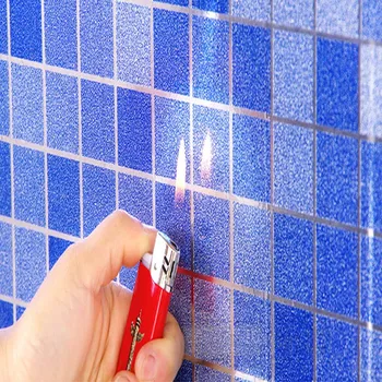 The bathroom toilet waterproof self adhesive stickers mosaic tile wallpaper for Kids Room Bedroom DIY wall art MURAL