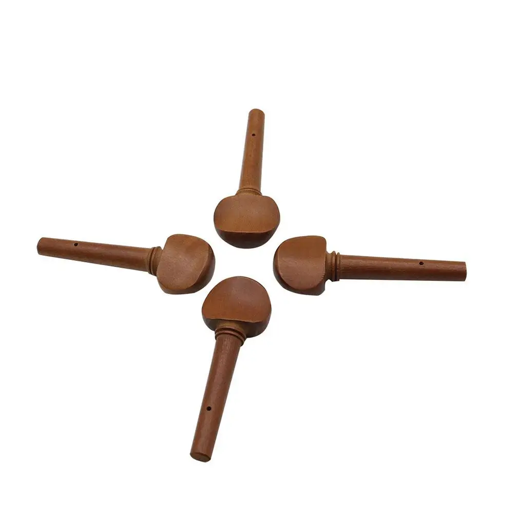 IRIN 4pcs/set 4/4 Size Violin Fiddle Tuning Peg Set Wooden Replacement Violin Parts & Accessories