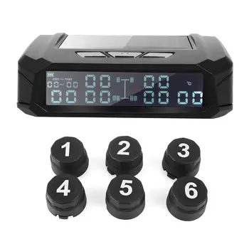 

2020 New Tire Pressure Monitoring System Tire Pressure Alarm Tire Pressure Monitoring Truck 8.0bar 6PCS Sensor TPMS