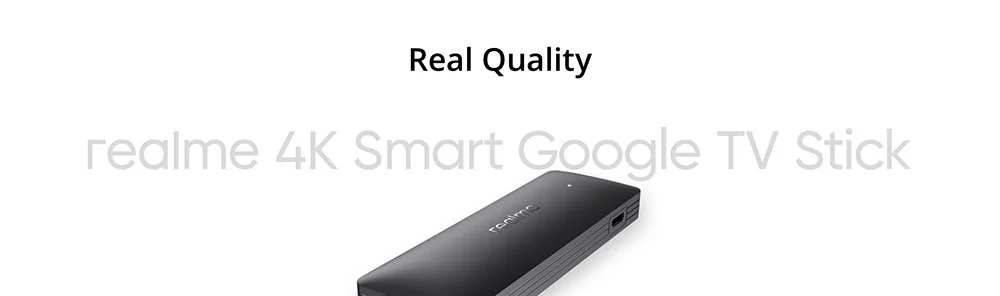 Global Version realme Smart Google TV Stick 1GB 2GB RAM 8GB ROM ARM Cortex A53 Bluetooth 5.0 Netflix Google Assistant