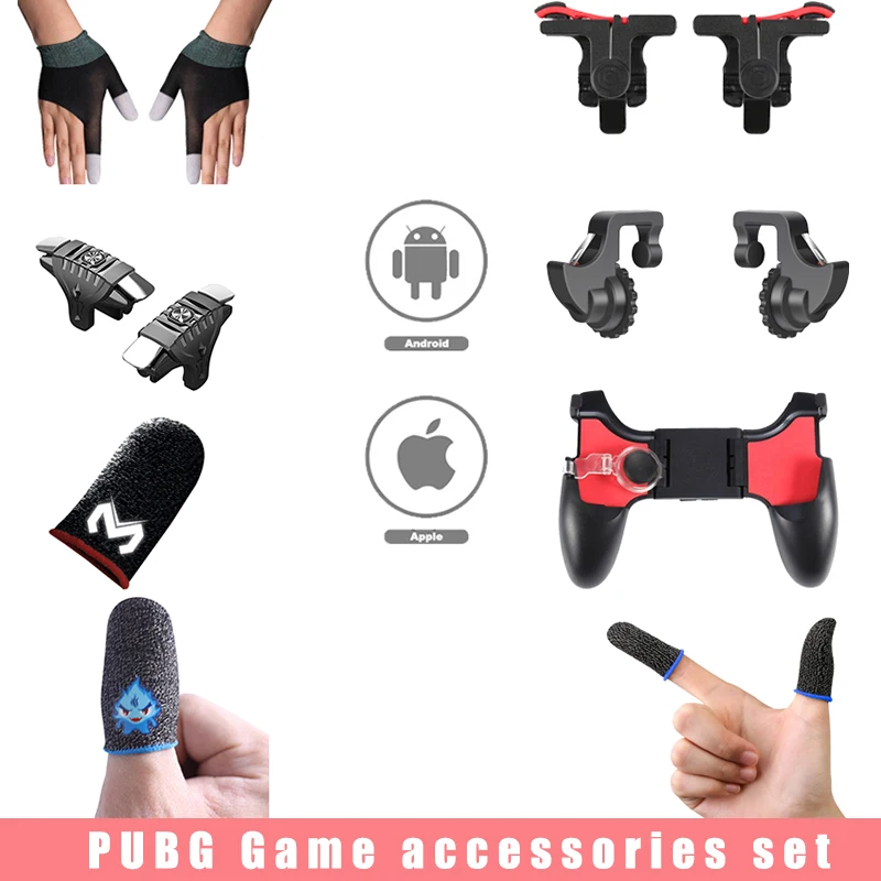 2pcs Gaming Finger Sleeve Sweatproof Fingertips Cover For Pubg Mobile