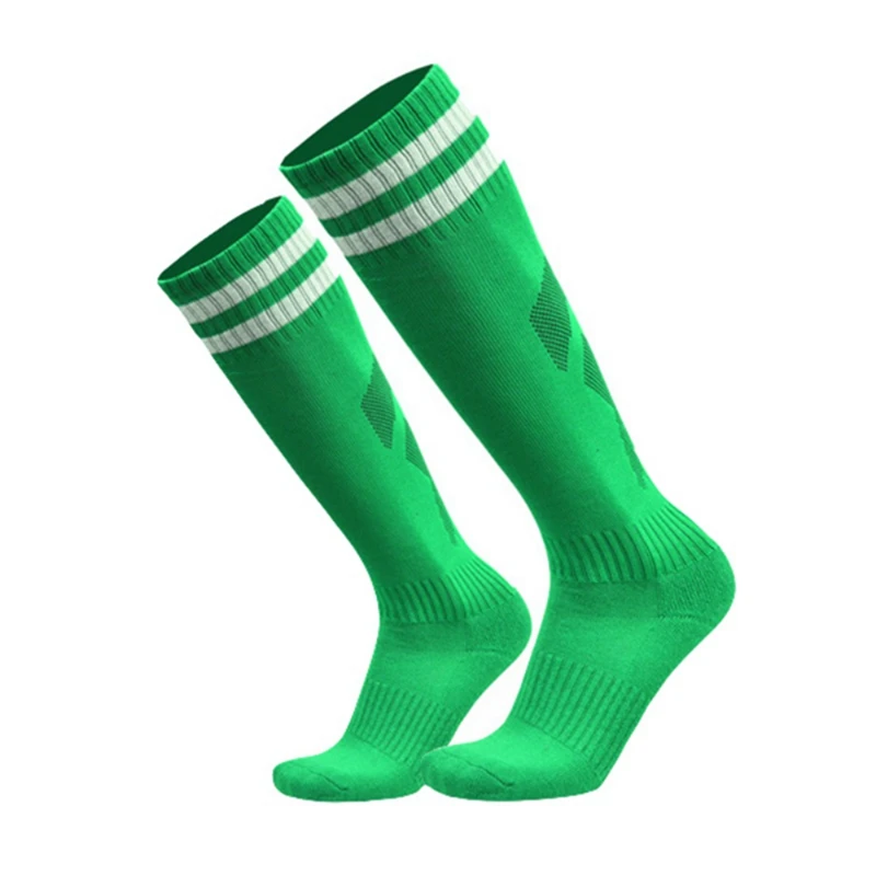 

Children Football Socks Boys Football Sock Kid's Above Knee Plain socks Long Football Stockings Men Over Knee High Sock Baseball