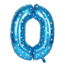 Горячее предложение-1 шт 40 дюймов фольгированные шары большой номер воздушный Цифровой шар украшение воздушный шар Свадебная вечеринка Сувениры с принтом