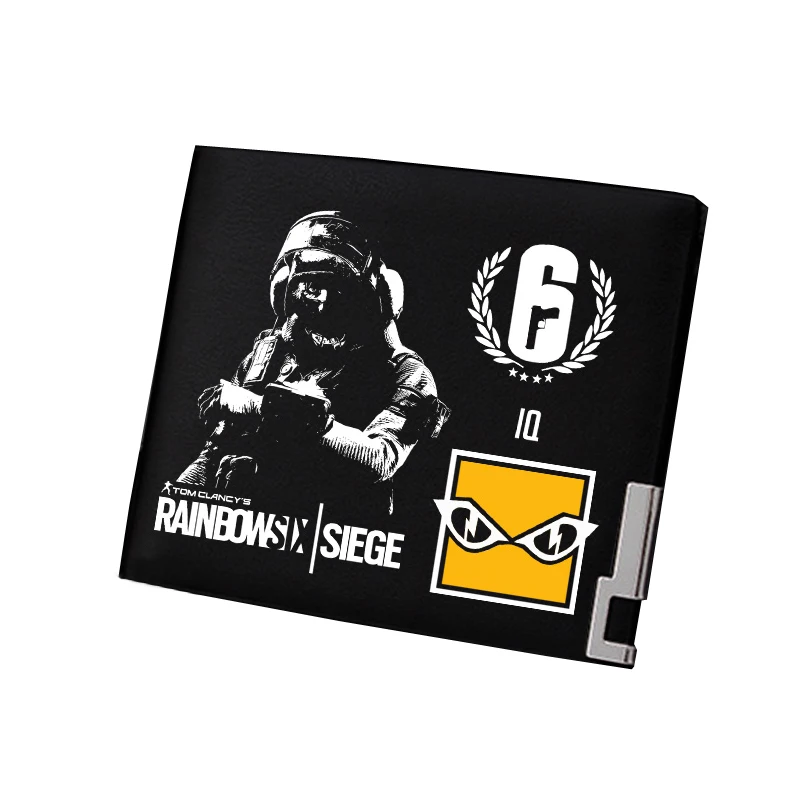 Tom Clancy's Rainbow Six Siege мужской короткий кошелек Pu кожаный кошелек игровой ID держатель для карт Подарочный кошелек сменный кошелек - Цвет: 4