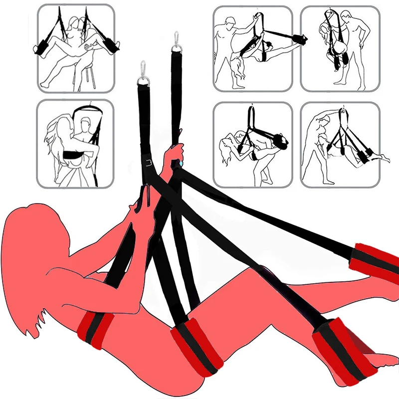 Adult Games Sexo BDSM Bondage Set Sex Swing Toys For Woman Couples Slave Erotic Prostate Sexual Harness Women Game Shop | Красота и
