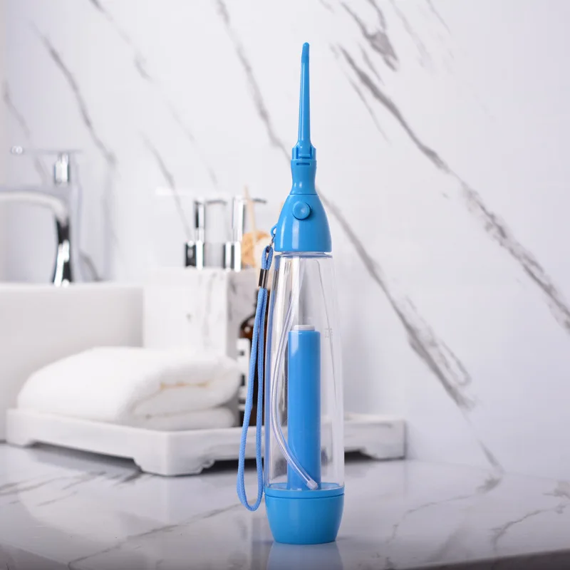 

Oral Irrigator Teeth Cleaner Water Toothpick Flusher Flosser Portable Manual Pressure Water Pick Dental Mouth Wash