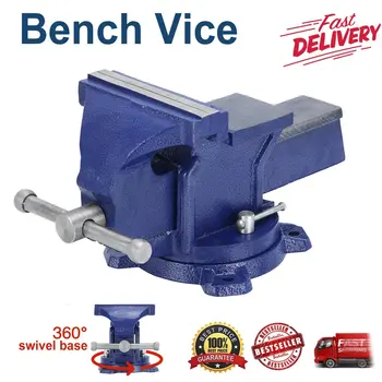 

Manual Bench Vice Bench Working Opening Parallel Table Vise DIY Sculpture Craft Repair Hardware Tool 150MM Blue