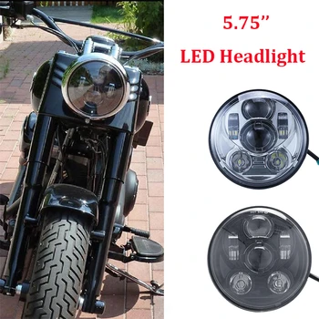 

AUXBEAM 5.75'' Motorcycle LED Headlight Halo Ring DRL Ange-eyes Hi/Low Beam For Harley Davidson/Dyna/Sportster/Heritage Springer