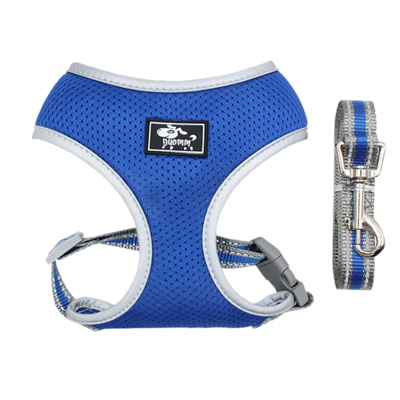 

Pet Reflective Chest Strap Set Breathable Mesh Chest Strap Small And Medium-sized Dog Leash