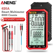 ANENG – testeur de Transistor multimètre numérique intelligent 620A, 6000 points True RMS, capacité électrique automatique, résistance à la température