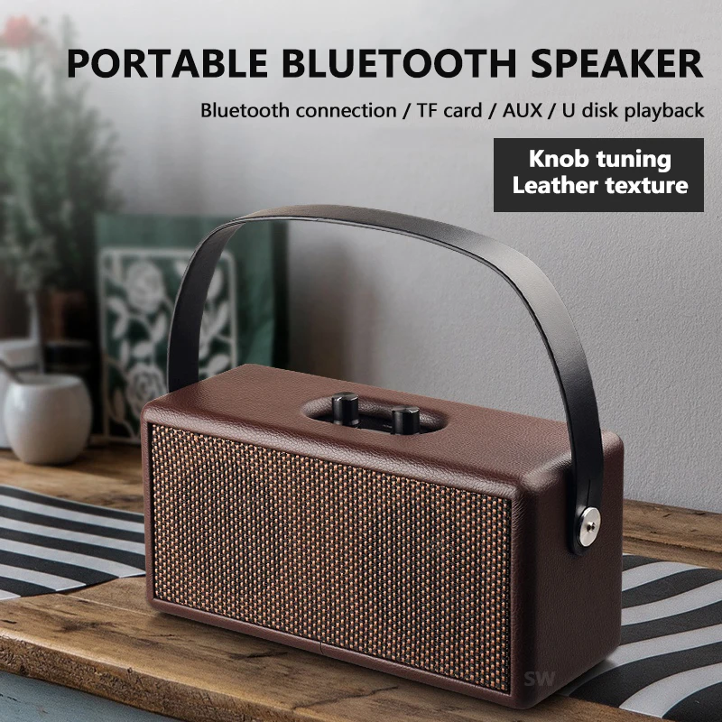 Фон для фотосъемки с изображением деревянного Bluetooth Динамик кожа Портативный