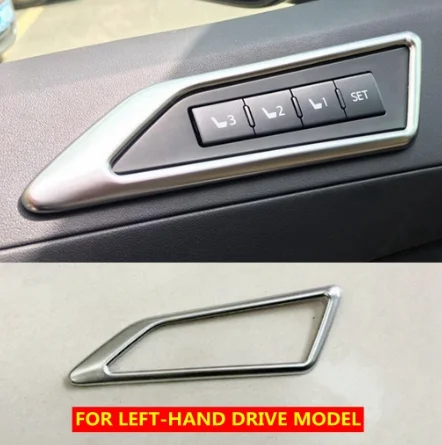 For Left Hand Drive Подходит для Toyota Alphard/Vellfire AH30- автомобильный Стайлинг сидение запоминание кнопка регулировки переключатель Крышка отделка - Цвет: For Left Hand Drive