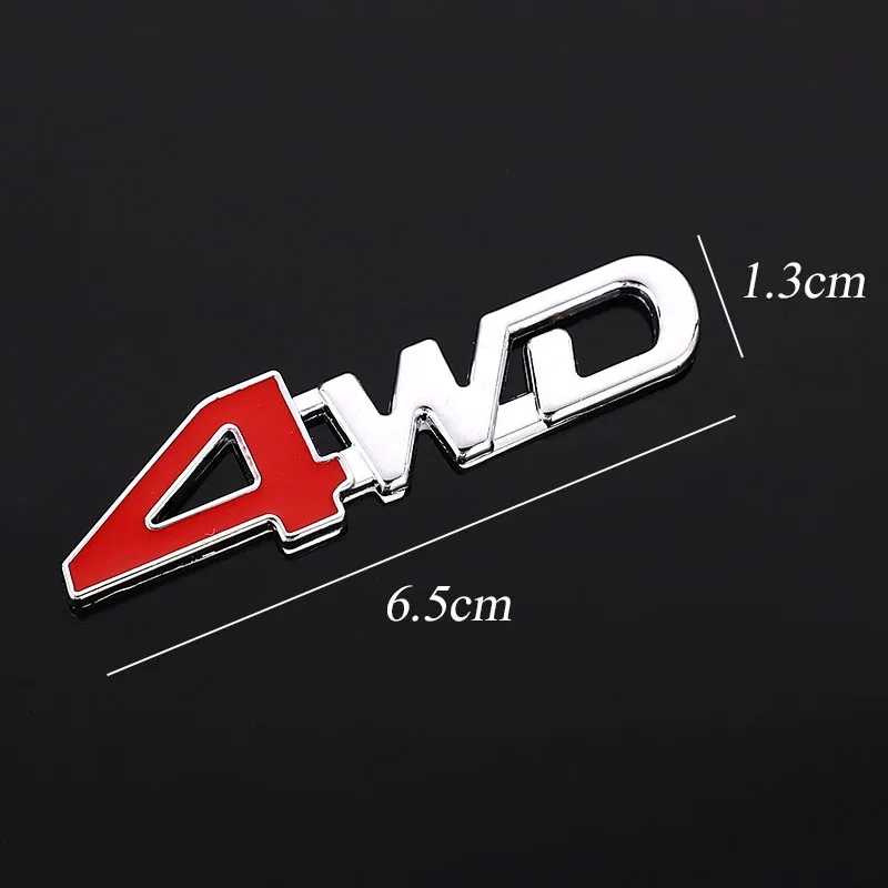 3D хромированная металлическая наклейка 4WD эмблема 4X4 Стайлинг автомобиля для Honda