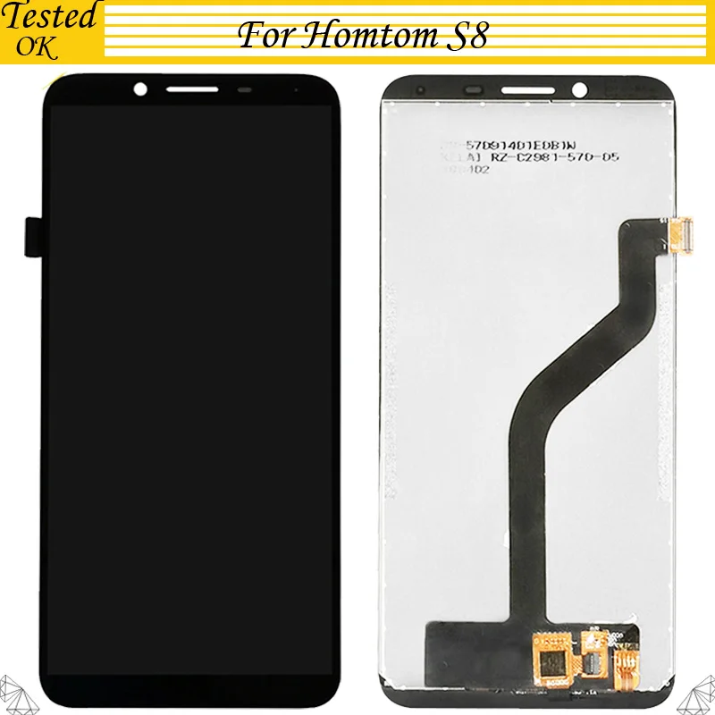 

5.7 Inch For Homtom S8 LCD Display and Touch Screen Assembly Repair Parts For Homtom S8 Accessory