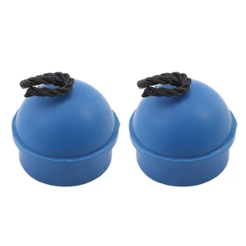 

2pcs Rubber Cue Chalk Holder Snooker With Rope Pool Powder Billiards Accessories Mini Sports Easy Apply Portable Cap