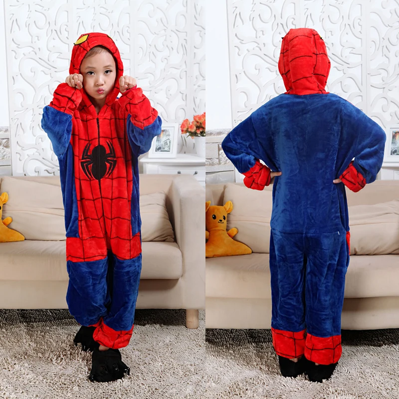 

Kigurumi Boys Spiderman Pajamas Children Cartoon Unicornio Panda Onesies Baby Kids Cosplay Anime Pajama sets Toddler Nightie