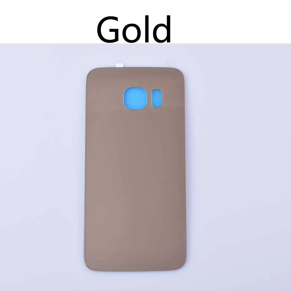 S6Edge Задняя крышка батареи для Samsung Galaxy S6 Edge G925 SM-G925V SM-G925P G925F G9250 задняя крышка корпуса батарейного отсека - Цвет: Gold-No tool