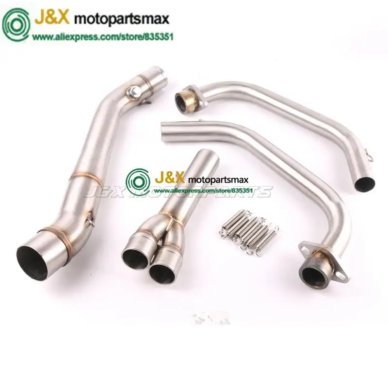 MT-03 MT03 R3 R25 R30 мотоцикл Выхлопная полная система контактная средняя труба+ выхлопная для YAMAHA MT-03 R25 R30- слипоны