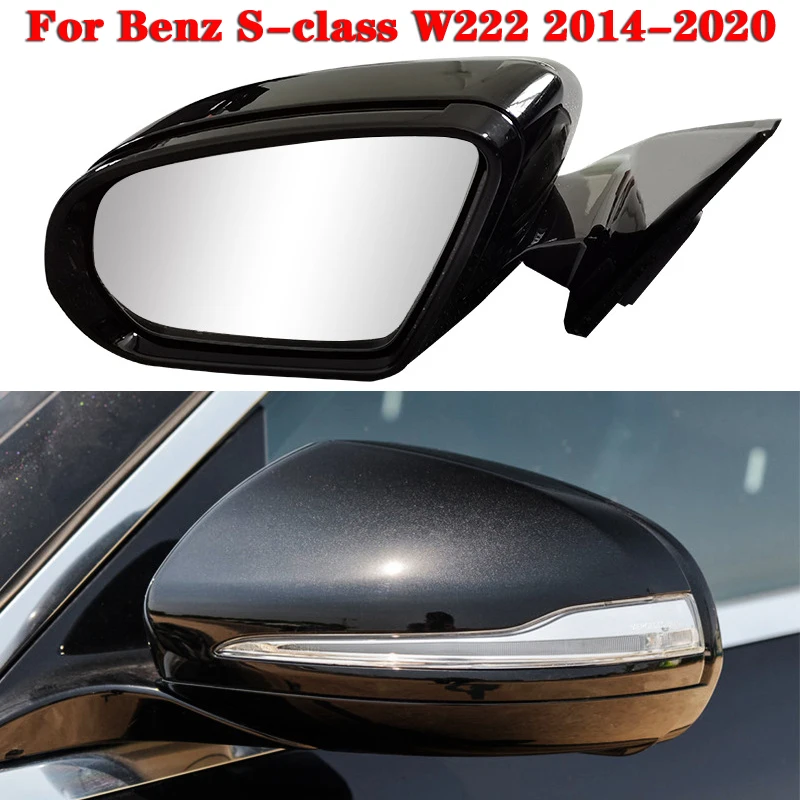 

Auto Car Outside Rearview Rear View Lens For Mercedes-Benz S-class W222 2014-2020 Mirror Exterior Turn Signal Mirror Assembly