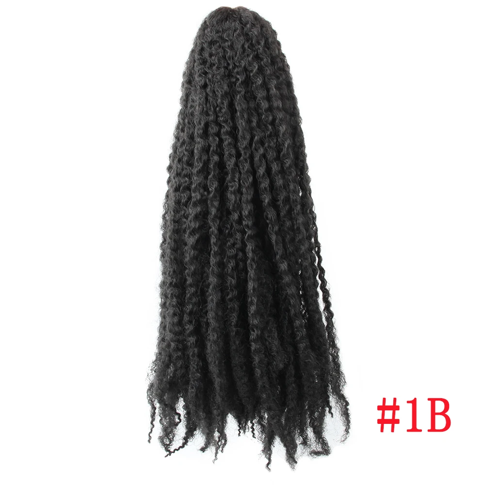 Афро кудрявые натуральные мягкие марли косы светло-коричневые синтетические плетеные волосы для наращивания высокотемпературное волокно для женщин Pageup