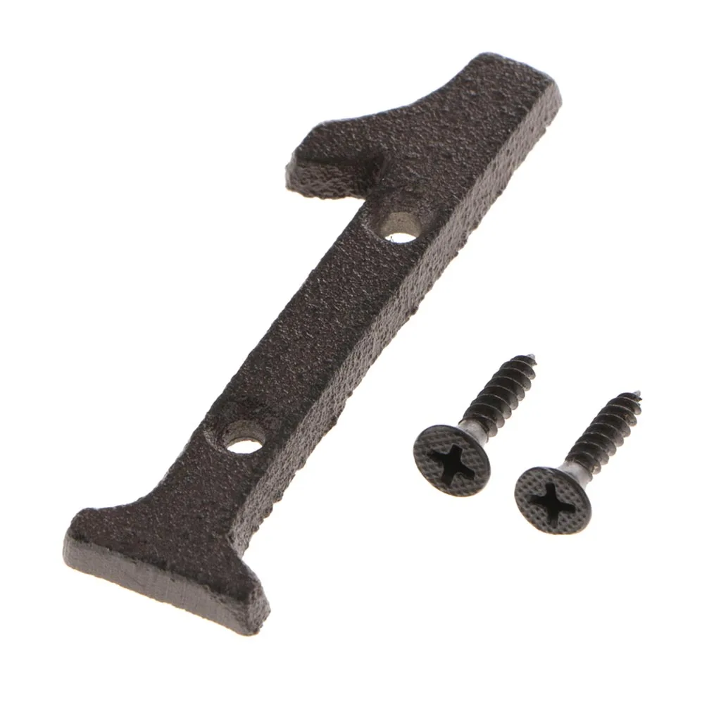 Wrought Iron Antique House Door Number Sign Plaque DIY Digit Letter Number 1