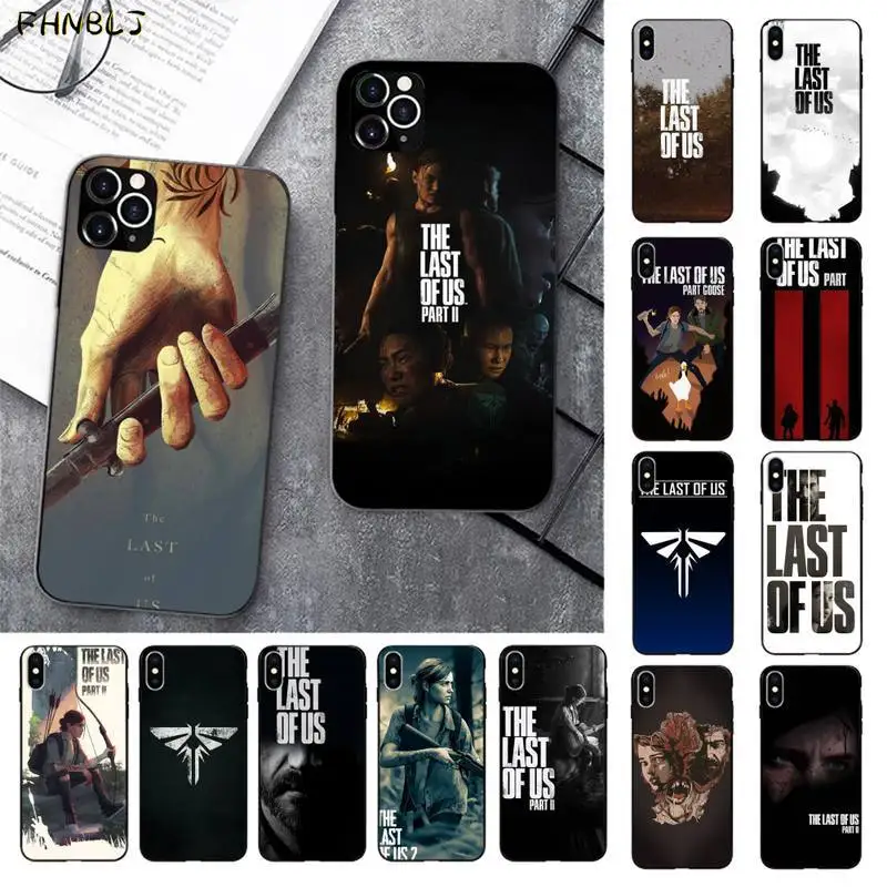 FHNBLJ The Last Of Us Coque Shell Phone Case for iPhone 11 pro XS MAX 8 7 6 6S Plus X 5 5S SE 2020 XR case