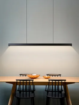 Dining room chandelier Nordic modern lamp dining table bar lamp restaurant lights kitchen lights office company led strip lamps 2